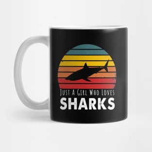 Just A Girl Who Loves Sharks Mug